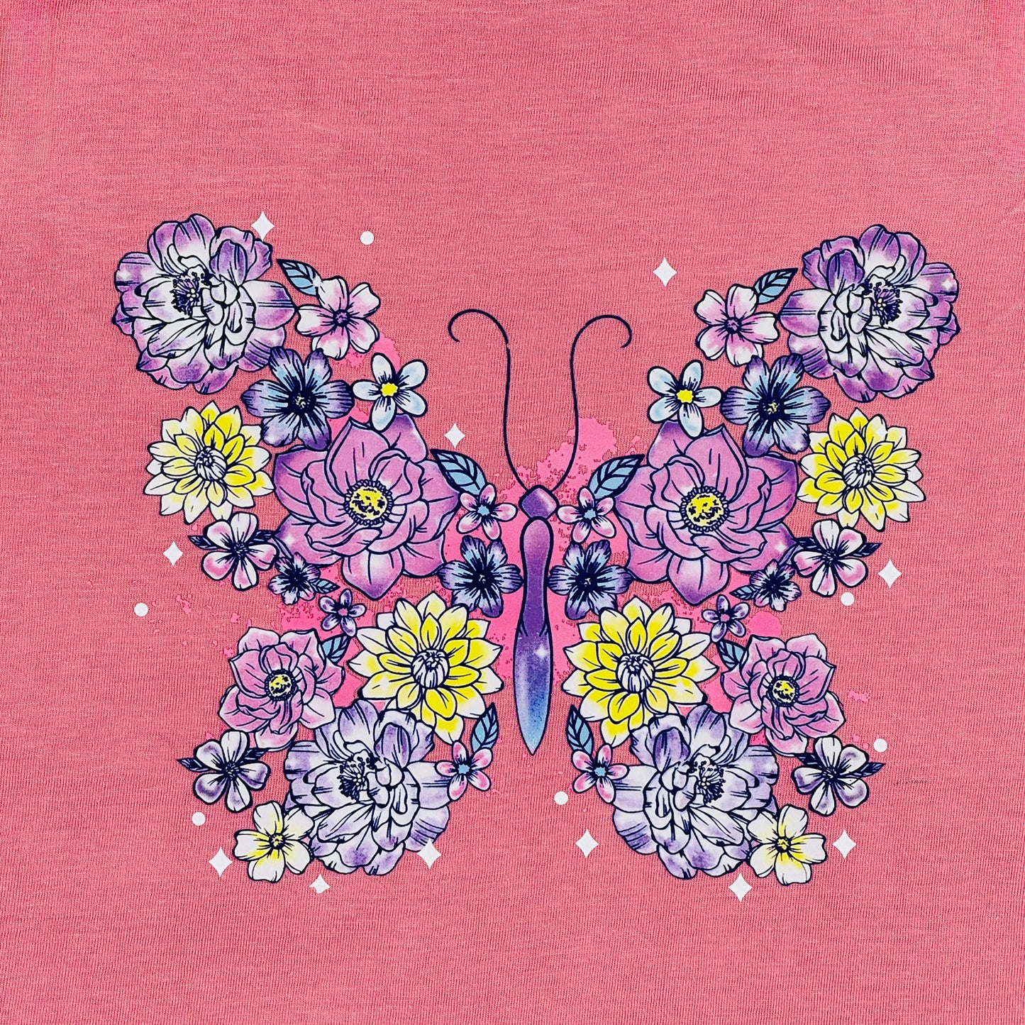 Girls Butterfly Tee