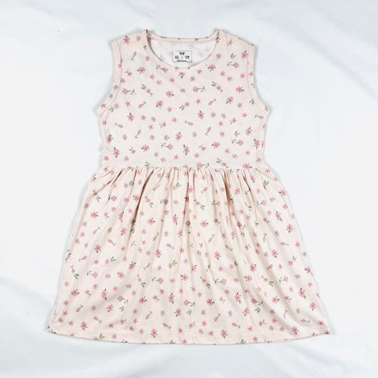 Girls Floral Print Dress
