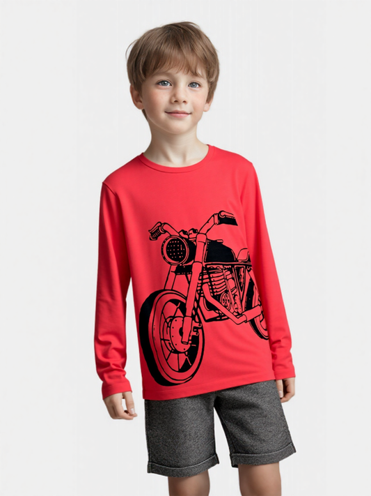 Boys Motorbike Tee